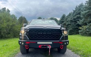 Ram 1500 Front Bumper - Fishbone Offroad - Pike - Black - `19-`23
